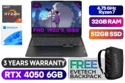 Lenovo IdeaPad Gaming 3 15ARH7 Ryzen 7 RTX 4050 Laptop With 32GB RAM - image 1