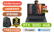 Lenovo IdeaPad Gaming 3 RTX 3050 Laptop With 64GB RAM & 2TB SSD - image 1