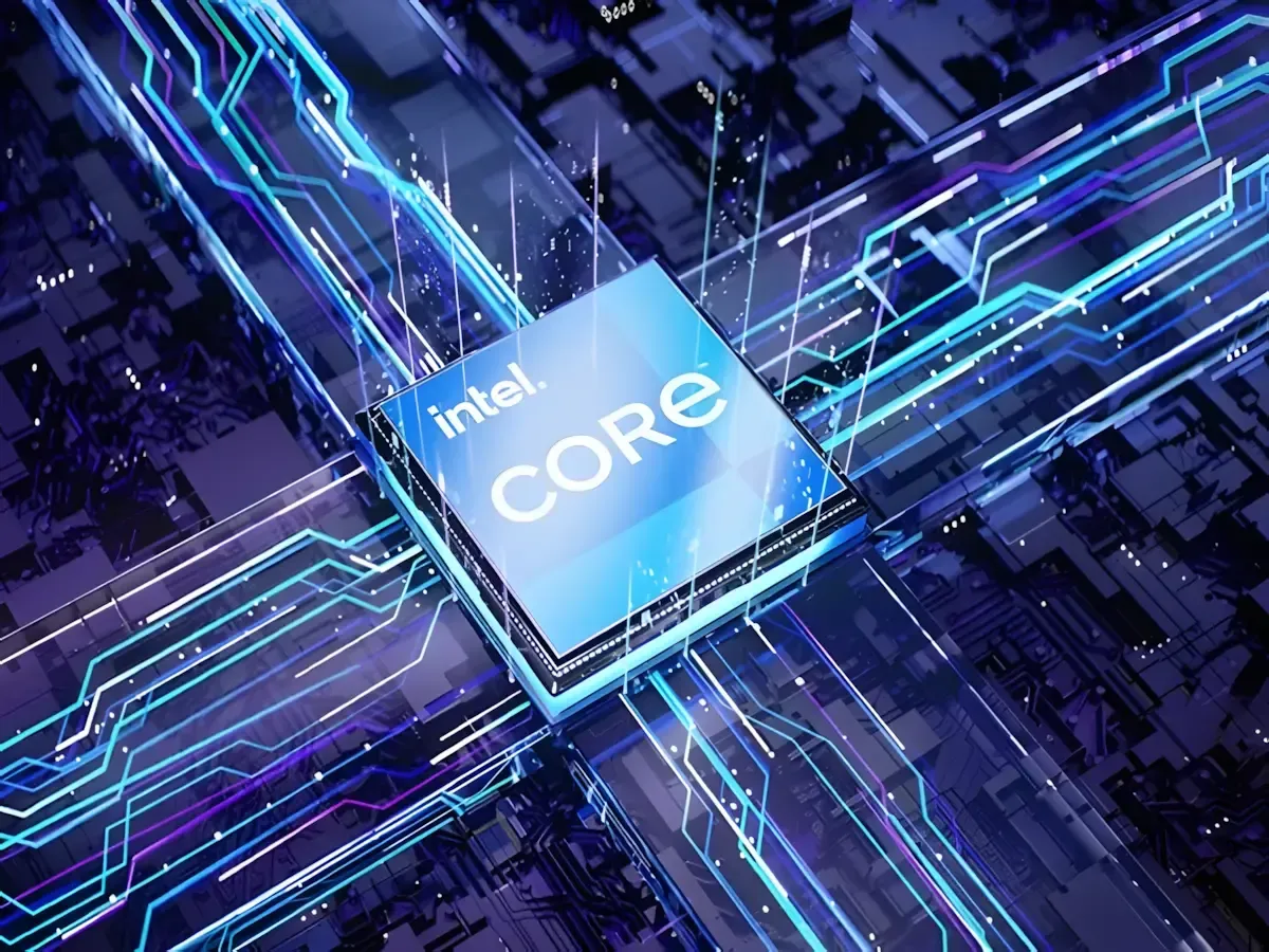 Closeup of Intel® Core™ processor