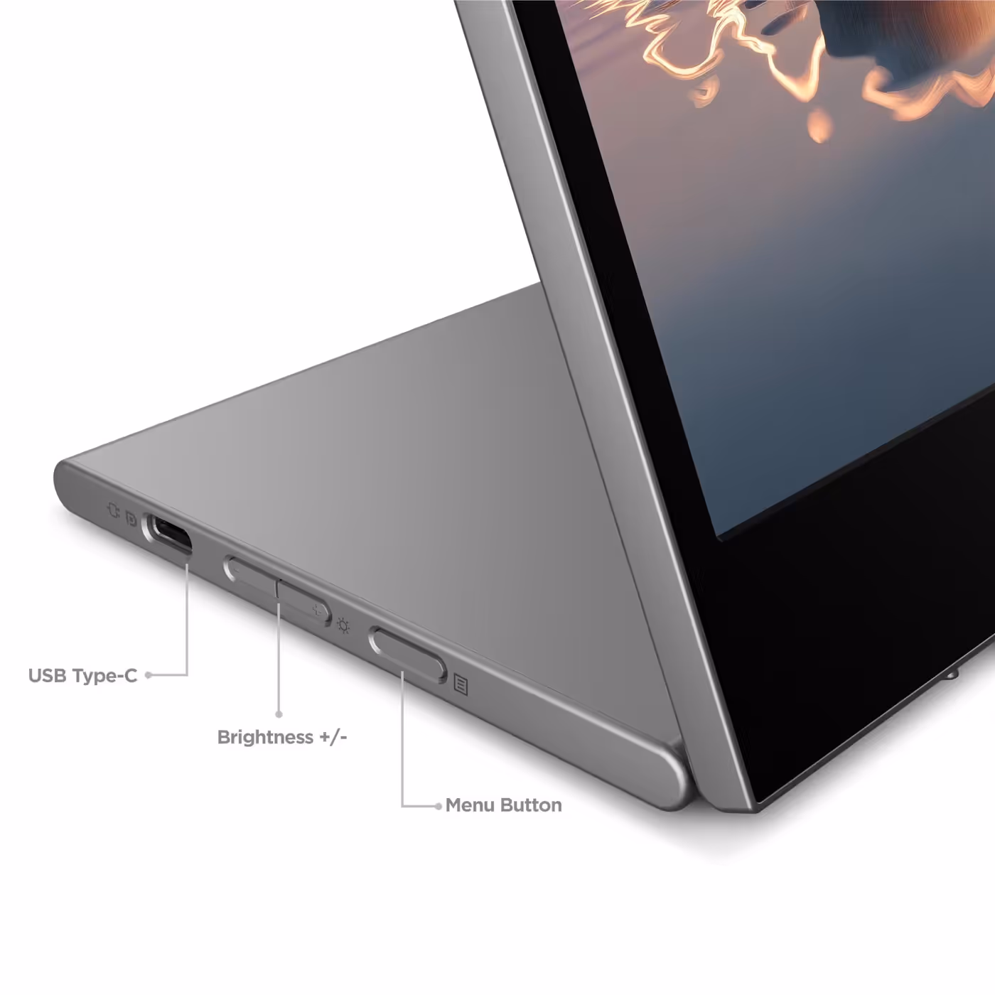 Lenovo L16 side ports with labels
