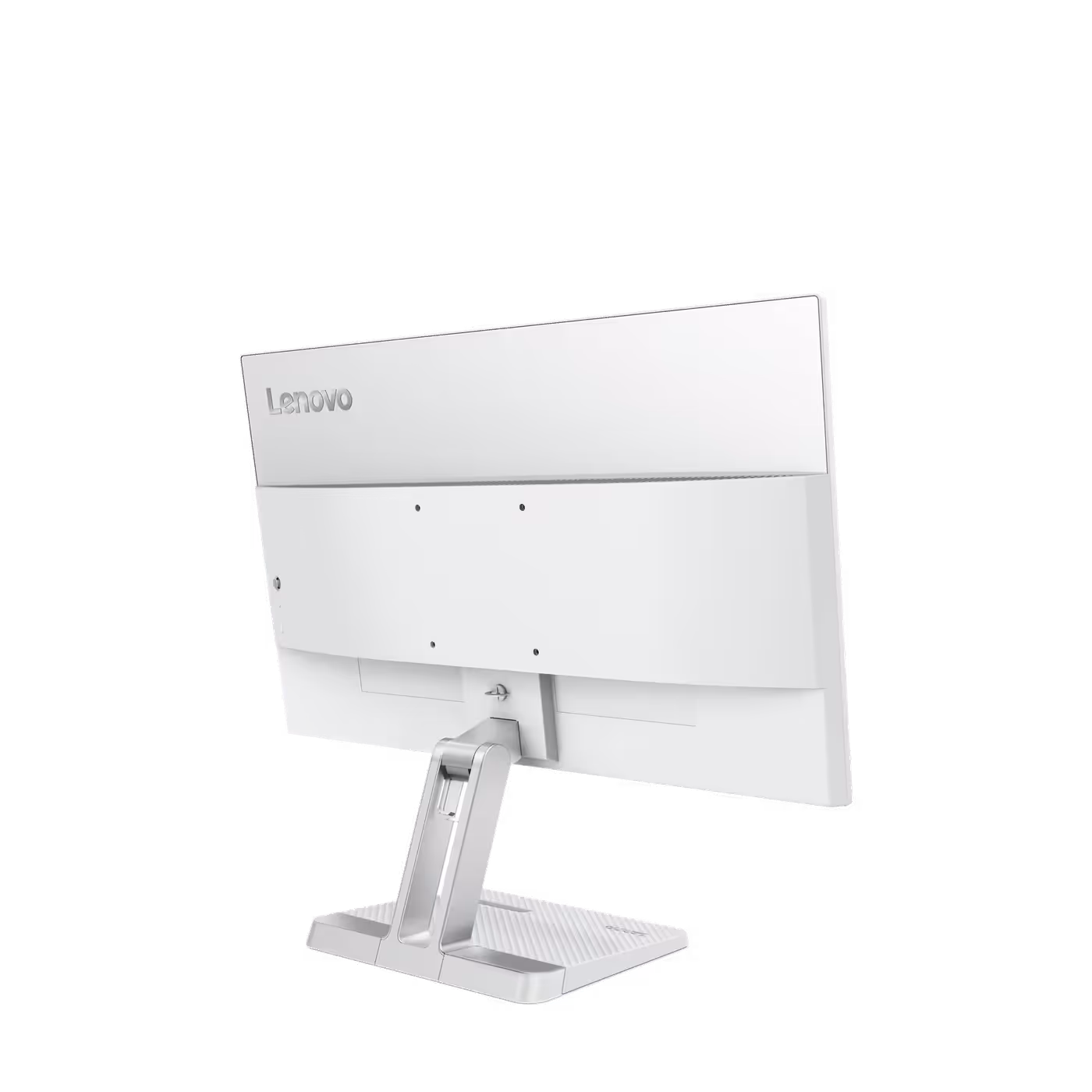 Lenovo L24-4C rear three-quarter view showing the stand