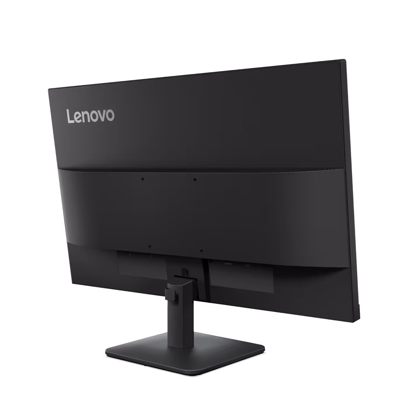 Lenovo L24-4e rear three-quarter view showing the stand