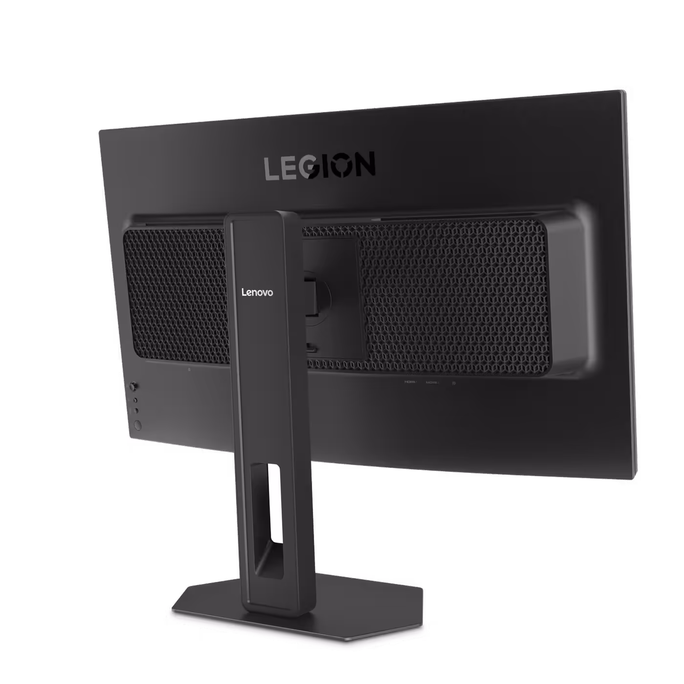 Lenovo Legion 27-2c rear three-quarter view showing the stand