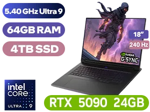 Lenovo Legion 9 64GB/4TB RTX 5090