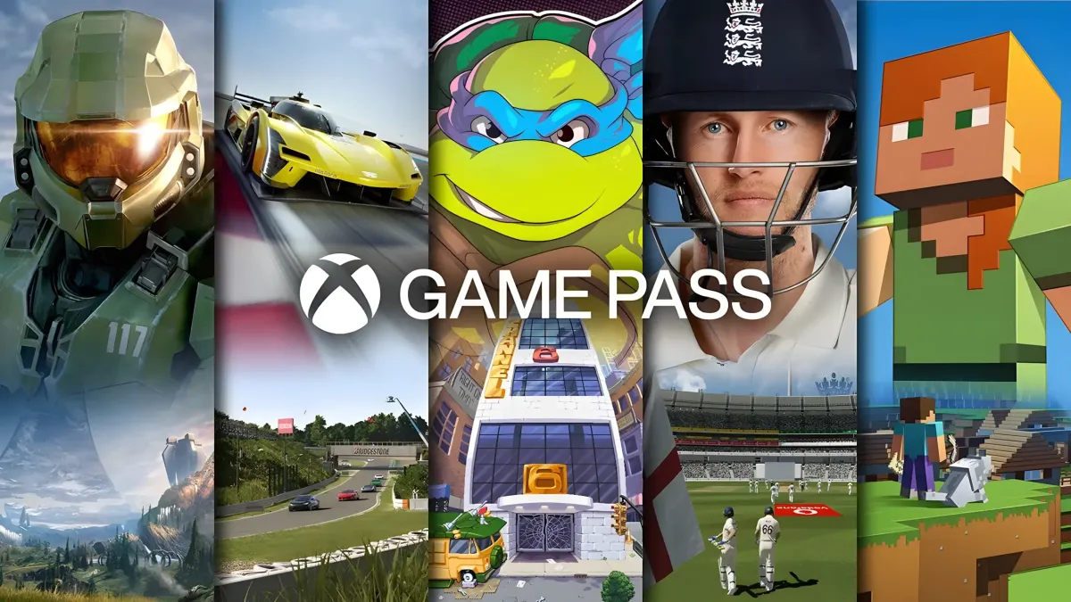 User interface of Xbox Game Pass on the screen of a Legion Pro 5i Gen 9