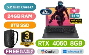 Lenovo Legion Pro 5 16IRX9 Core i7 RTX 4060 Gaming Laptop With 24GB RAM & 8TB SSD - image 1