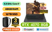 Lenovo Legion Pro 5 16IRX9 Core i7 RTX 4070 Gaming Laptop With 48GB RAM & 16TB SSD - image 1