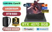 Lenovo Legion Pro 5 16IRX9 Core i9 RTX 4070 Gaming Laptop With 64GB RAM & 8TB SSD - image 1