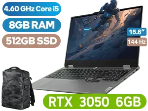 Lenovo LOQ 15IAX9 8GB/512GB | RTX 3050 Gaming Laptop - Image 1