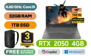 Lenovo LOQ 16IRH8 Intel Core i5 RTX 2050 Gaming Laptop With 32GB RAM & 1TB SSD - image 1