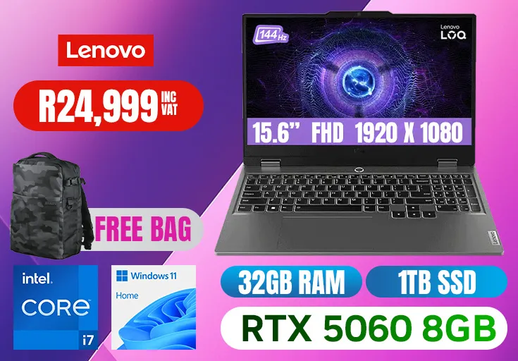 Lenovo LOQ Core i7 RTX 5060 Gaming Laptop