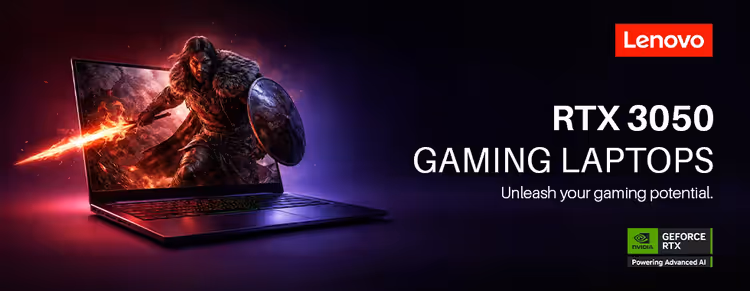 Lenovo RTX 3050 Gaming Laptops - Powerful Gaming Performance