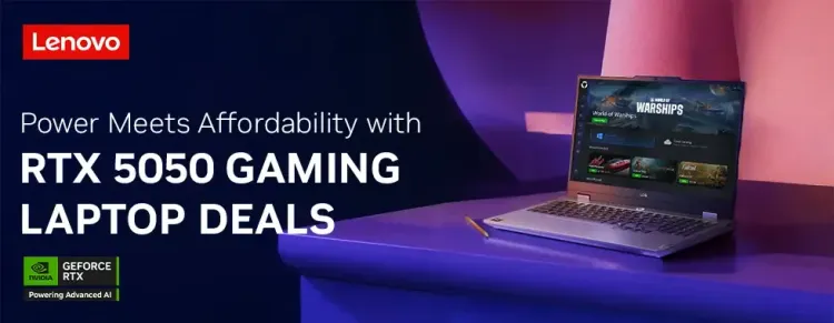 Lenovo RTX 5050 Gaming Laptops