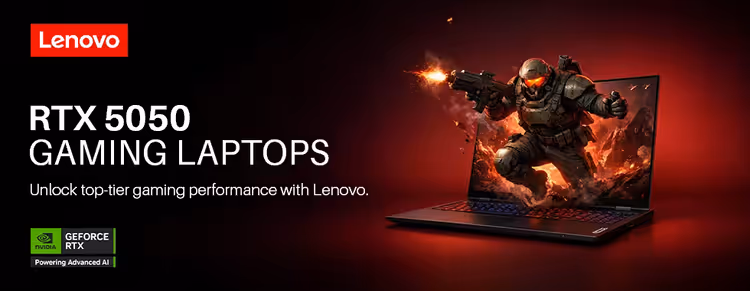 Lenovo RTX 5050 Gaming Laptops