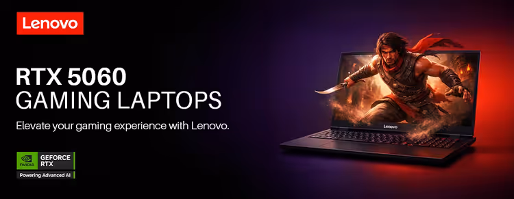 Lenovo RTX 5060 Gaming Laptops