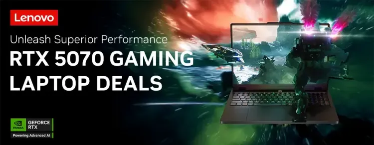 Lenovo RTX 5070 Gaming Laptops