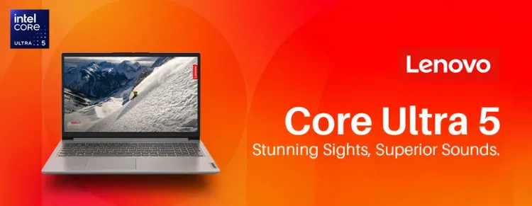 Lenovo Core Ultra 5 Laptops - high-performance thin & light laptop for professionals 💻