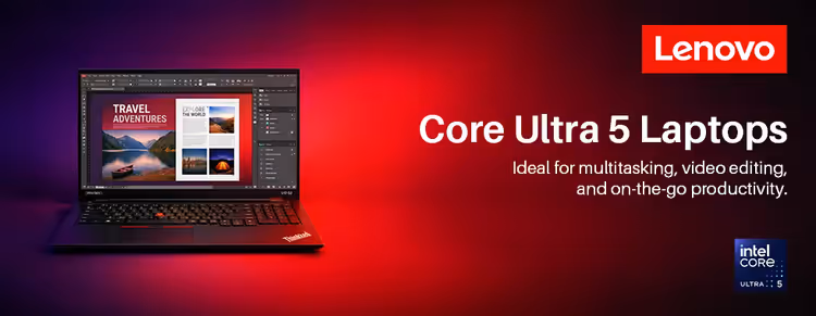 Lenovo Core Ultra 5 Laptops - high-performance thin & light laptop for professionals 💻