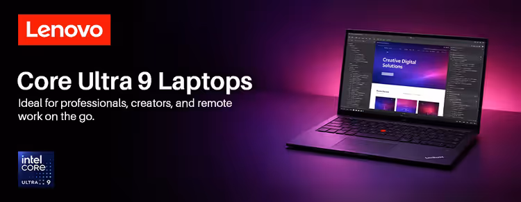 Lenovo Core Ultra 9 laptops — high-performance ultrabook for professionals