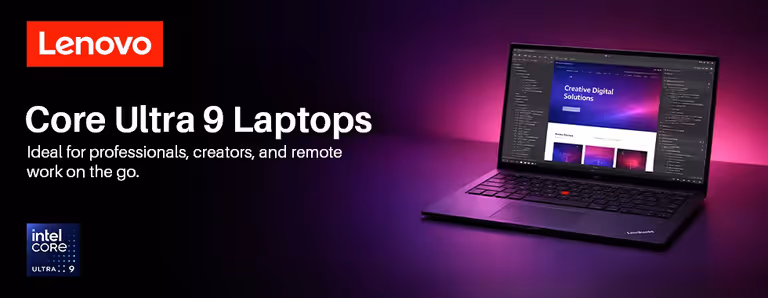 Lenovo Core Ultra 9 laptops — high-performance ultrabook for professionals