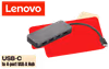 Lenovo USB-C to 4-Port USB-A Hub 4X90X21427R — Expand Ports - image 1
