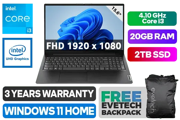 Lenovo V15 G2 ITL 82KB00S2SA 11th Gen Intel Core i3 Laptop With 20GB RAM & 2TB SSD - image 1 Lenovo V15 G2 ITL 82KB00S2SA 11th Gen Intel Core i3 Laptop With 20GB RAM & 2TB SSD - image 1