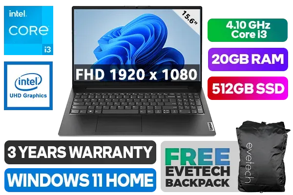 Lenovo V15 G2 ITL 82KB00S2SA 11th Gen Intel Core i3 Laptop With 20GB RAM & 512GB SSD - image 1 Lenovo V15 G2 ITL 82KB00S2SA 11th Gen Intel Core i3 Laptop With 20GB RAM & 512GB SSD - image 1