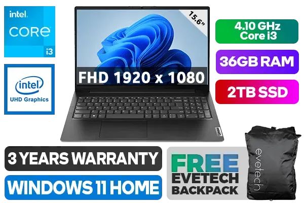 Lenovo V15 G2 ITL 82KB00S2SA 11th Gen Intel Core i3 Laptop With 36GB RAM & 2TB SSD - image 1 Lenovo V15 G2 ITL 82KB00S2SA 11th Gen Intel Core i3 Laptop With 36GB RAM & 2TB SSD - image 1
