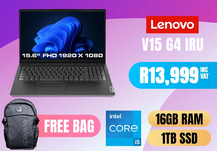 Lenovo V15 G4 IRU Core i5 laptop 83A1008YSA with 16GB RAM & 1TB SSD