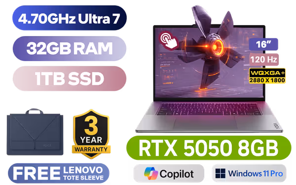 Lenovo Yoga Pro 9 16IPH11 Core Ultra 7 RTX 5050 Laptop - image 1 Lenovo Yoga Pro 9 16IPH11 Core Ultra 7 RTX 5050 Laptop - image 1