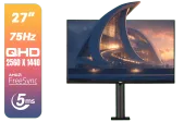 LG 27QN880 QHD Ergo IPS Monitor - Ultimate Visual Experience - image 1
