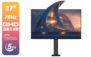 LG 27QN880 QHD Ergo IPS Monitor - Ultimate Visual Experience - image 1