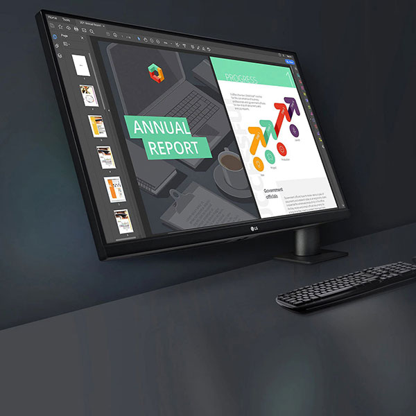 LG 27QN880 QHD IPS Monitor Mobile View