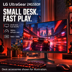 LG UltraGear 24GS60F 24" FHD 180Hz IPS Gaming Monitor - image 2