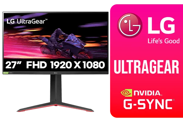 LG Ultragear 27” FHD Gaming Monitor