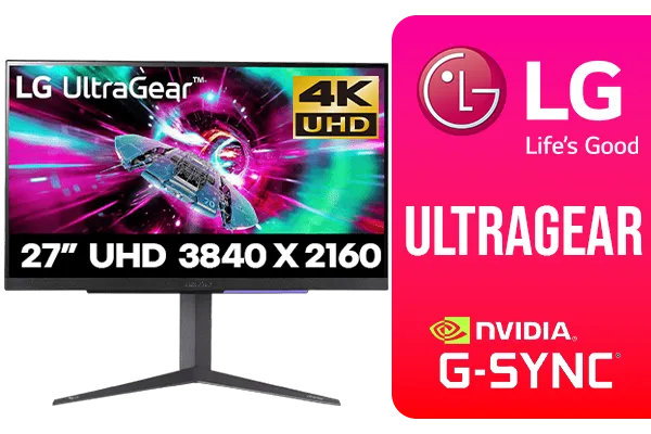 LG Ultragear 27” UHD Gaming Monitor