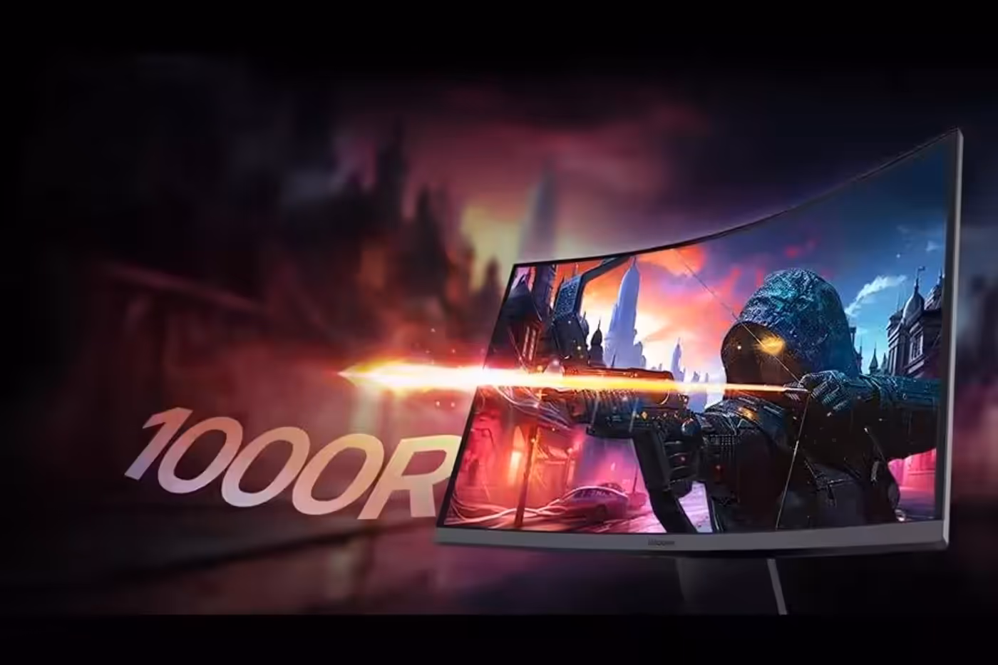 LG UltraGear 32-Inch Curved Gaming Monitor with 1000R Curvature