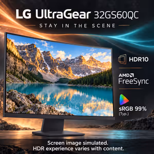 LG UltraGear 32GS60QC 32" QHD 180Hz Curved Gaming Monitor - image 6