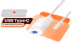 LinkQnet CNV-USBC-VGA-LQ USB-C to VGA Converter for Monitors - image 1