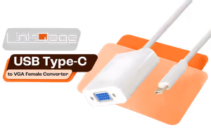 LinkQnet CNV-USBC-VGA-LQ USB-C to VGA Converter for Monitors - image 1