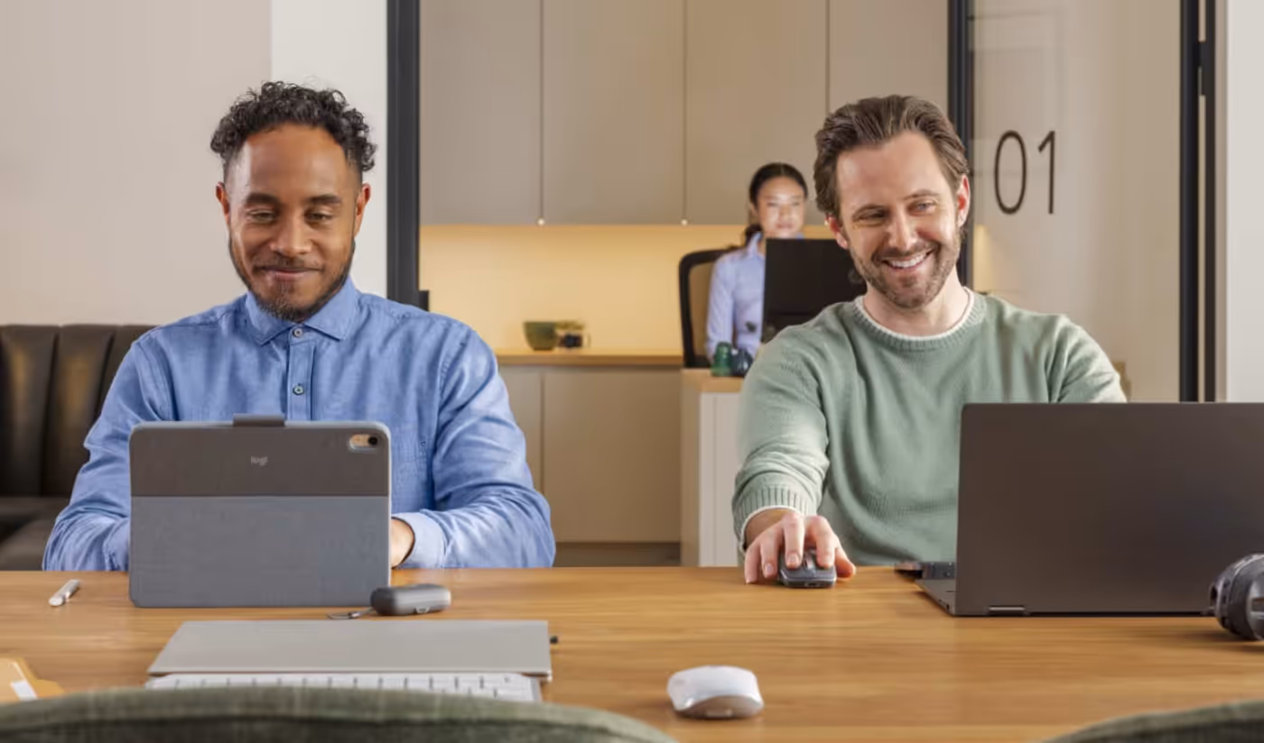 MX Anywhere 3S quiet clicks designed for focused work