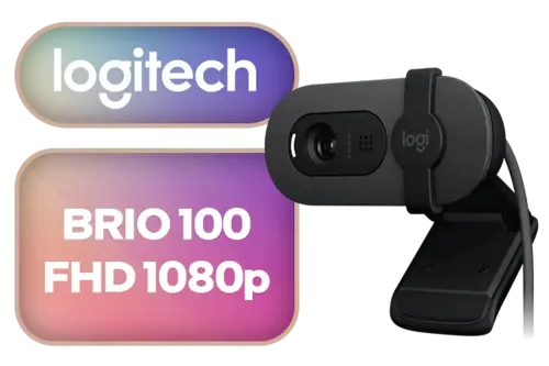 Logitech Brio 100 Full HD Webcam - Graphite - Image 1