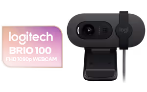 Logitech Brio 100 Full HD Webcam - Graphite - Image 1