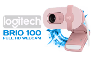 logitech-brio-100-full-hd-webcam-rose logitech-brio-100-full-hd-webcam-rose - Image 1