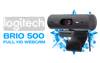 Logitech Brio 500 Full HD Webcam — Auto Light, Dual Mics - image 1