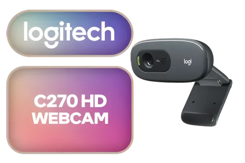 Logitech C270 HD Webcam - Image 1