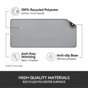 Logitech Desk Mat 956-000052 — Studio Series Large Desk Pad - image 11
