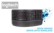Logitech Ergo Wave Keys Wireless Ergonomic Keyboard - image 1
