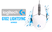 Logitech G102 Lightsync RGB Mouse — 8,000 DPI, 6 Buttons - image 1