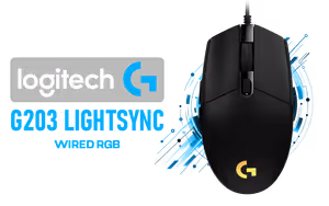 Logitech G203 LightSync Wired RGB Gaming Mouse - Image 1